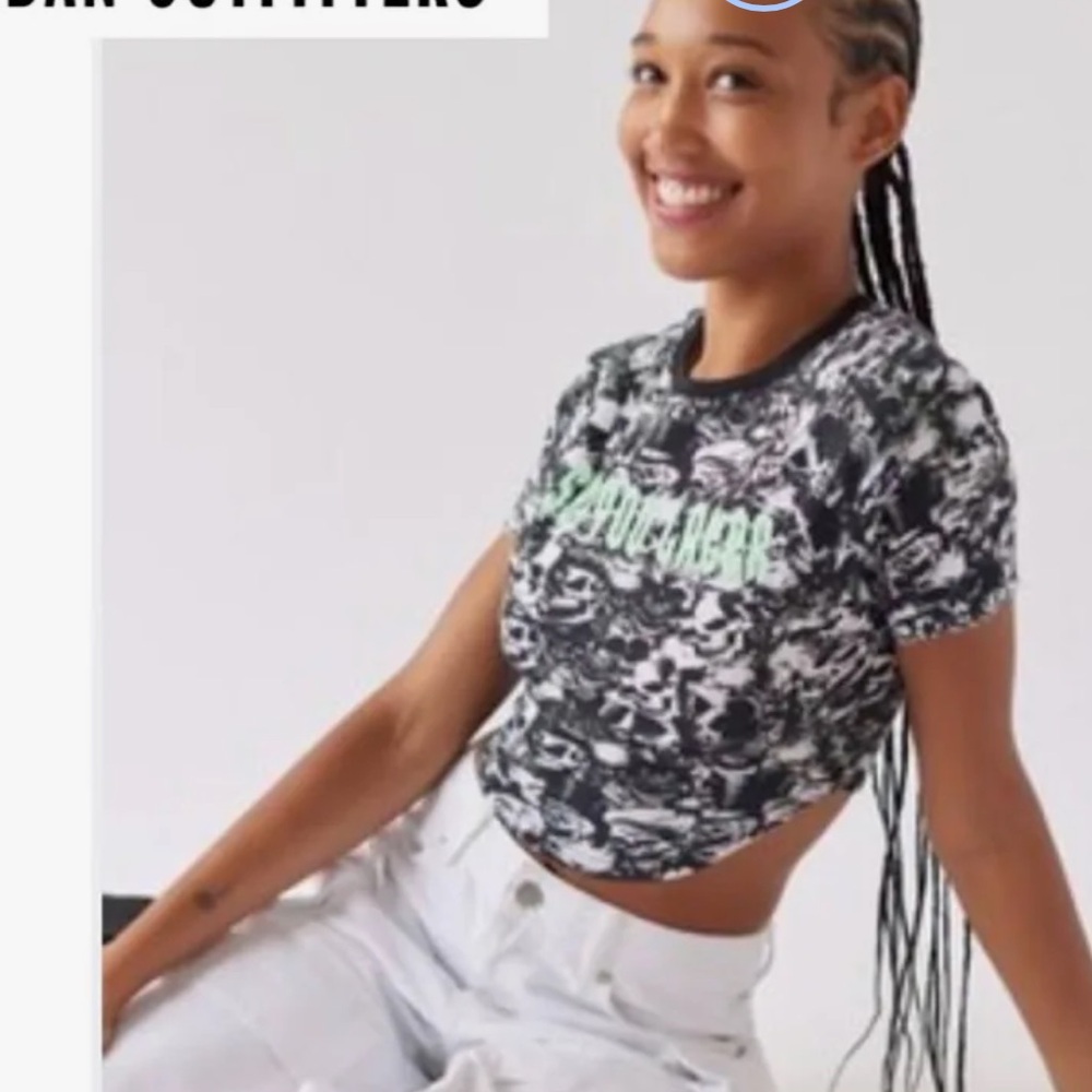 Urban Outfitters SEE YOU LATER crop top
